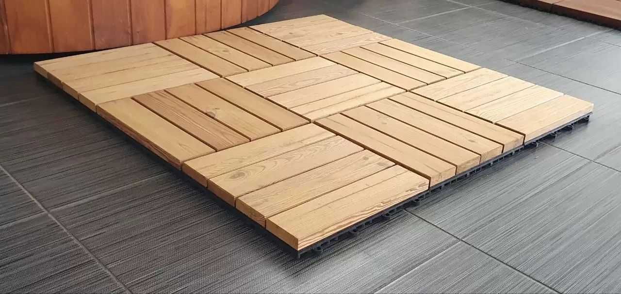 Садовый паркет из термососны POLARSPA в Казахстане
