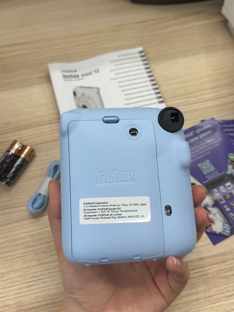 Фотокамера моментальной печати Instax mini 12 голубой