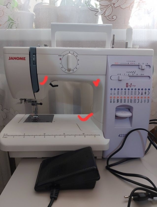 Швейная машина janome 419s. Японская.