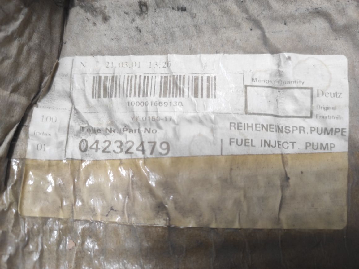 ТНВД Двигателя Deutz F6L912W