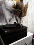 Виниловый проигрыватель Ritmix LP-380B + пластинки