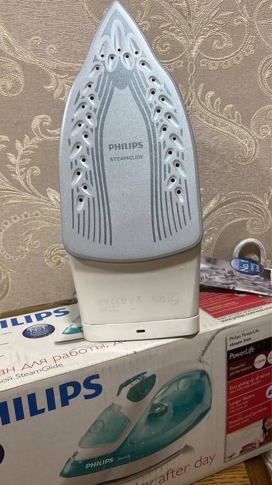 Утюг Philips Gc 2907 голубой