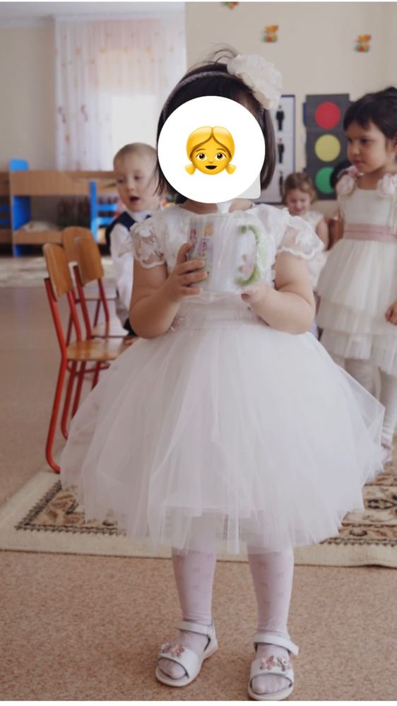 детское нарядное платье