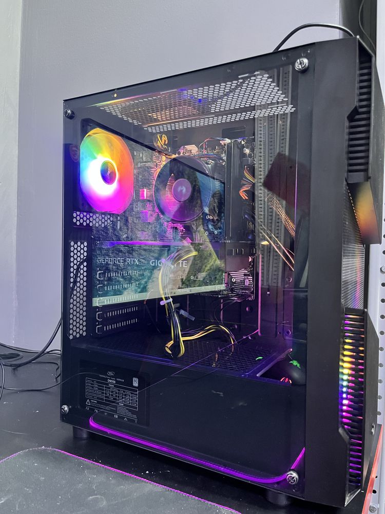 Игровой компьютер i3-13100, 24 gb ozy ssd 512 gb hdd 2tb Rtx 3060 12gb