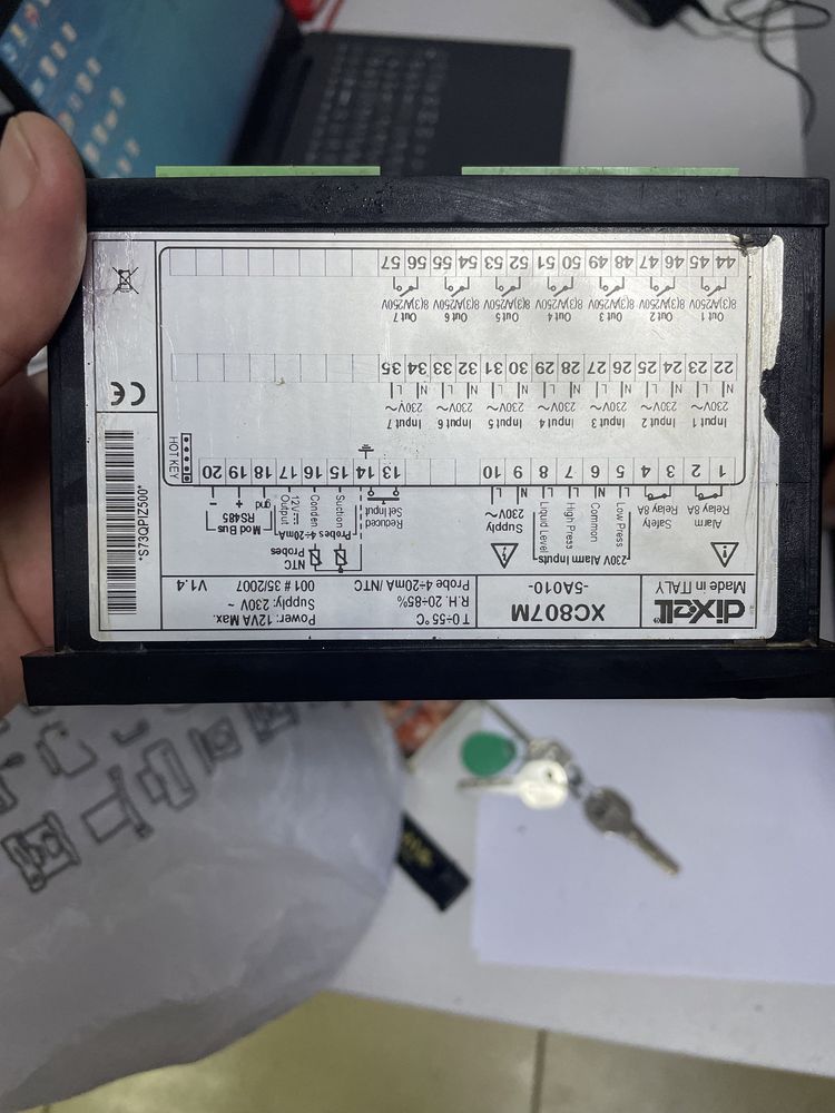 Контроллер для компрессорных установок Dixell XC807M