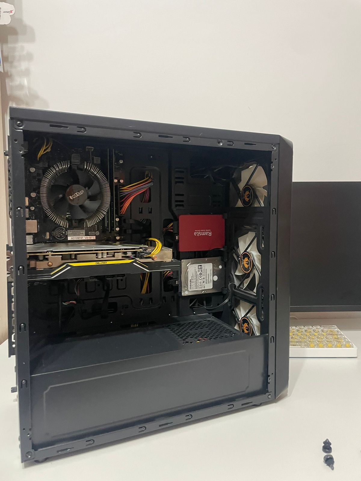 RX-5500/INTEL CORE I3 4970 Игровой комьютер+Монитор 165 герц
