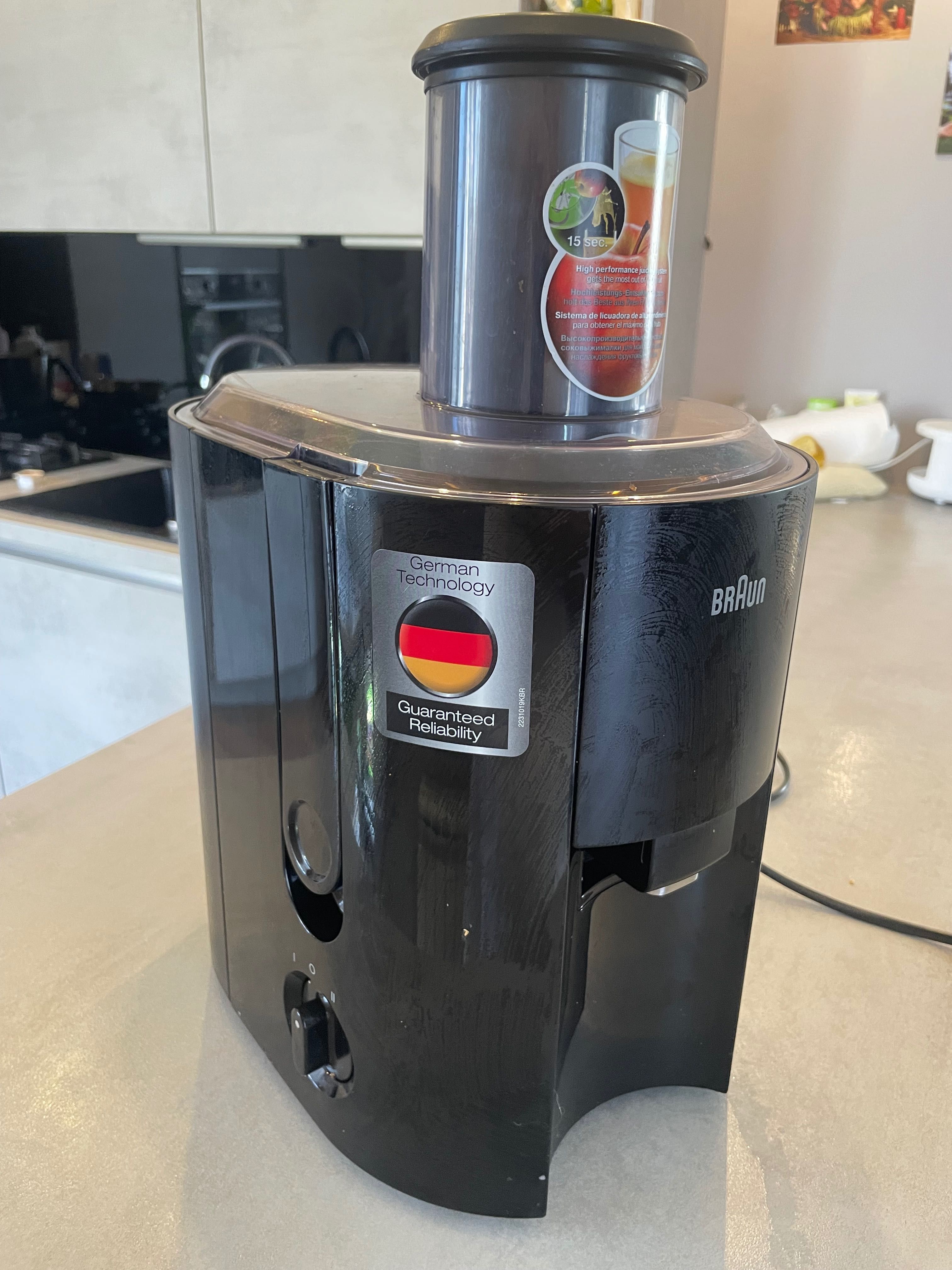 Соковыжималка Braun J300 Multiquick 3 черный