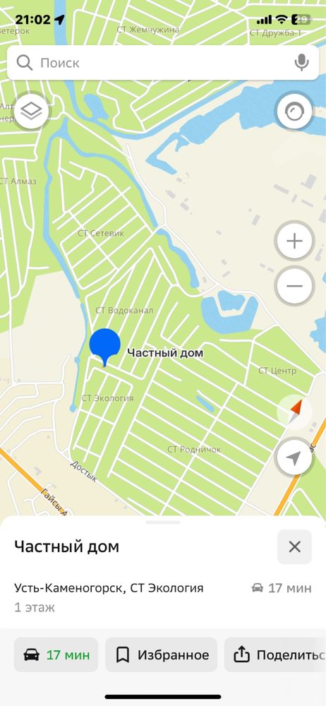 Дача с/о Водоканал за понтонным мостом