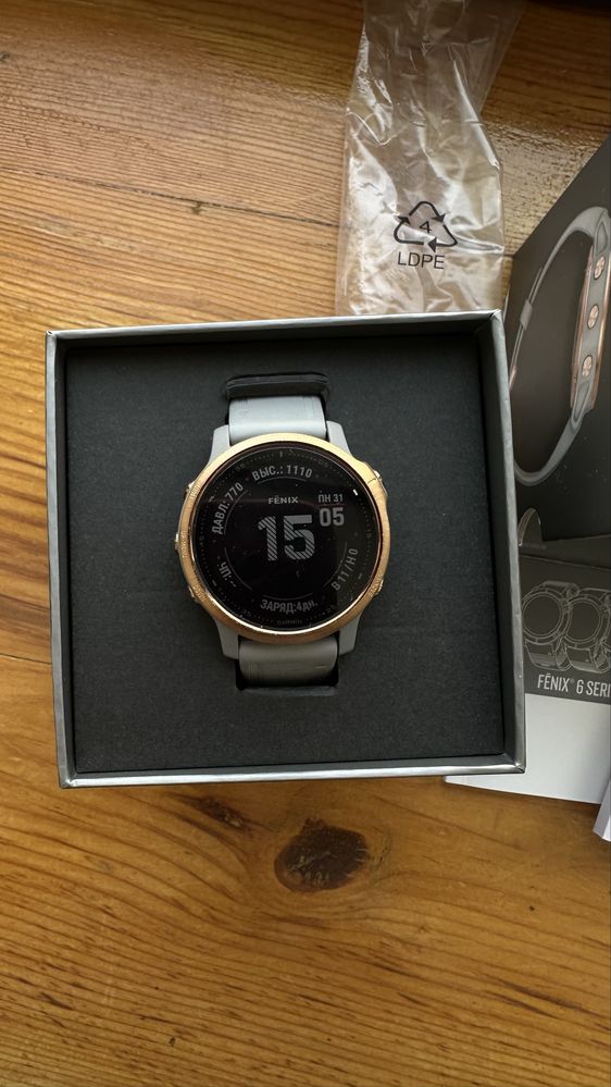Garmin Fenix 6S Saphire Rose Gold 42 mm
