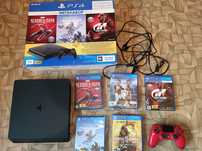 PS 4 Slim+ 5 игр и геймпад Sony Play Station 4 Slim