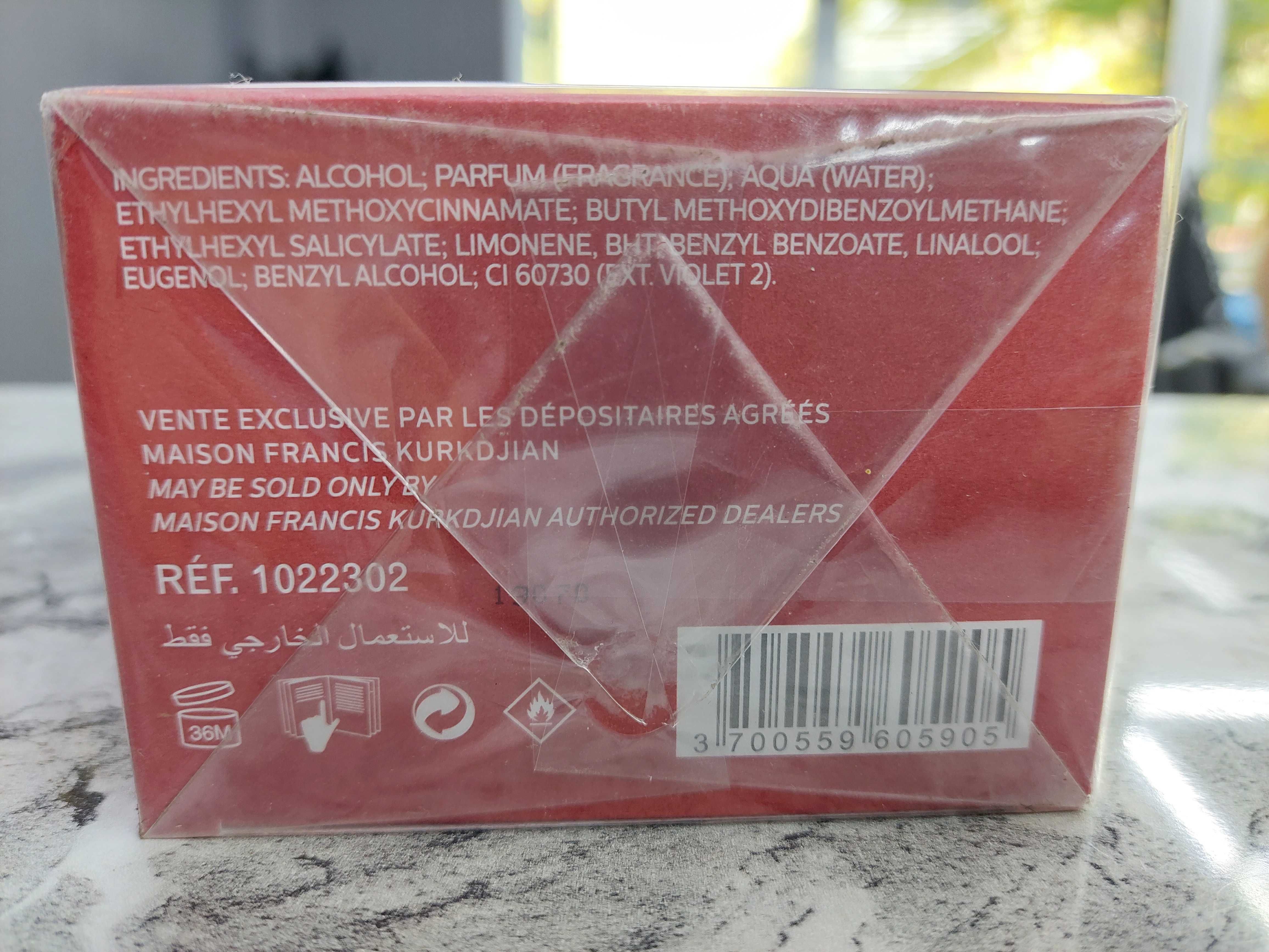 Baccarat rouge 540 парфюм