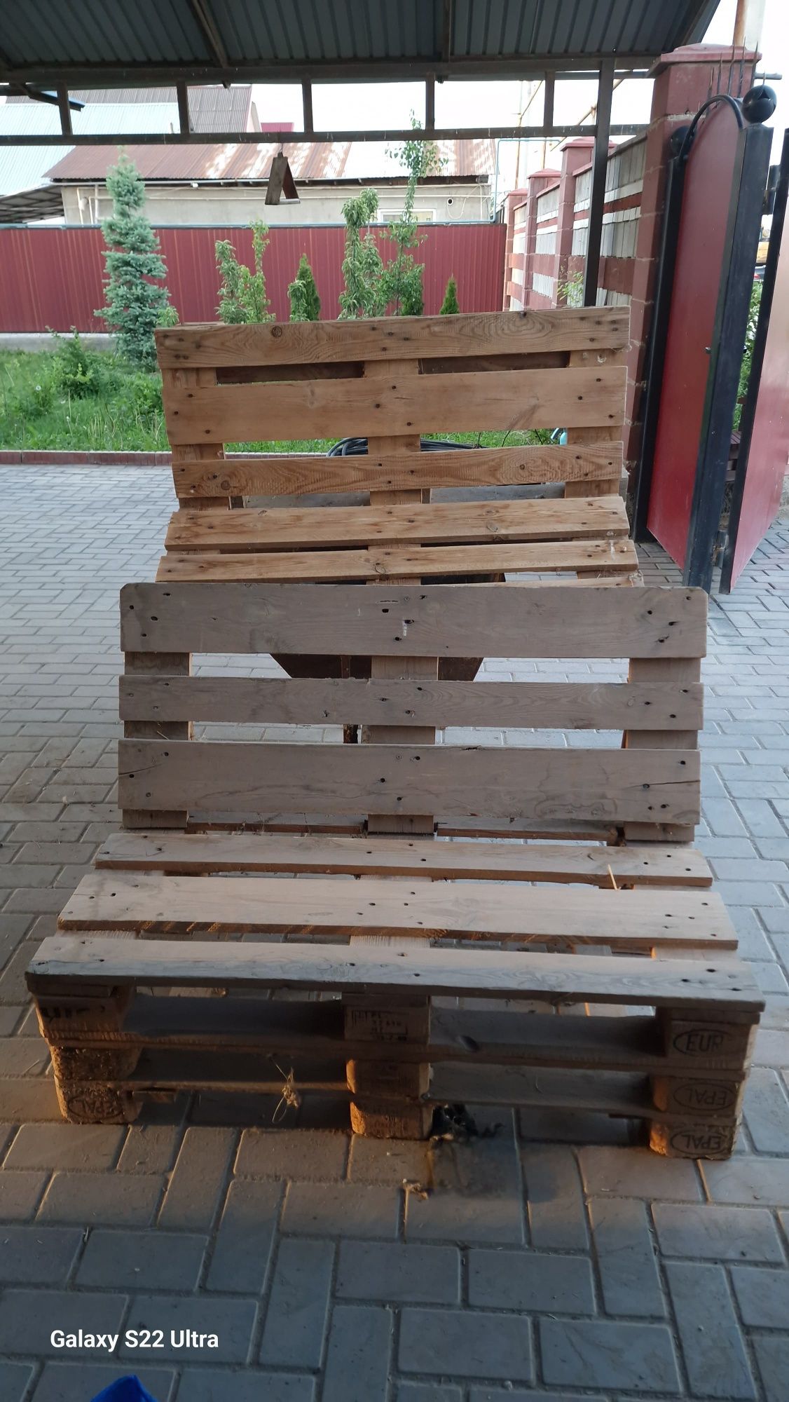 Скамейки из поддона
