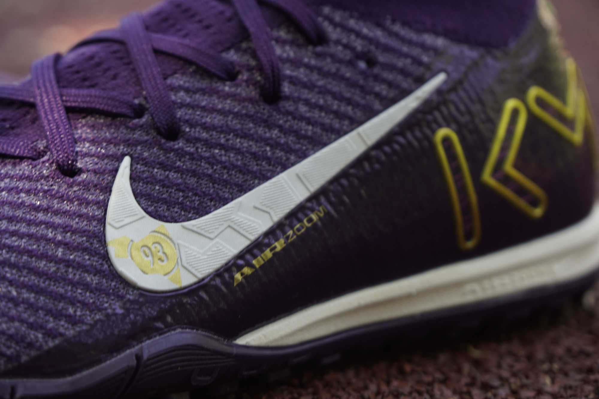 Nike Mercurial Air Zoom Mbappe Elite футбольные детские сороконожки
