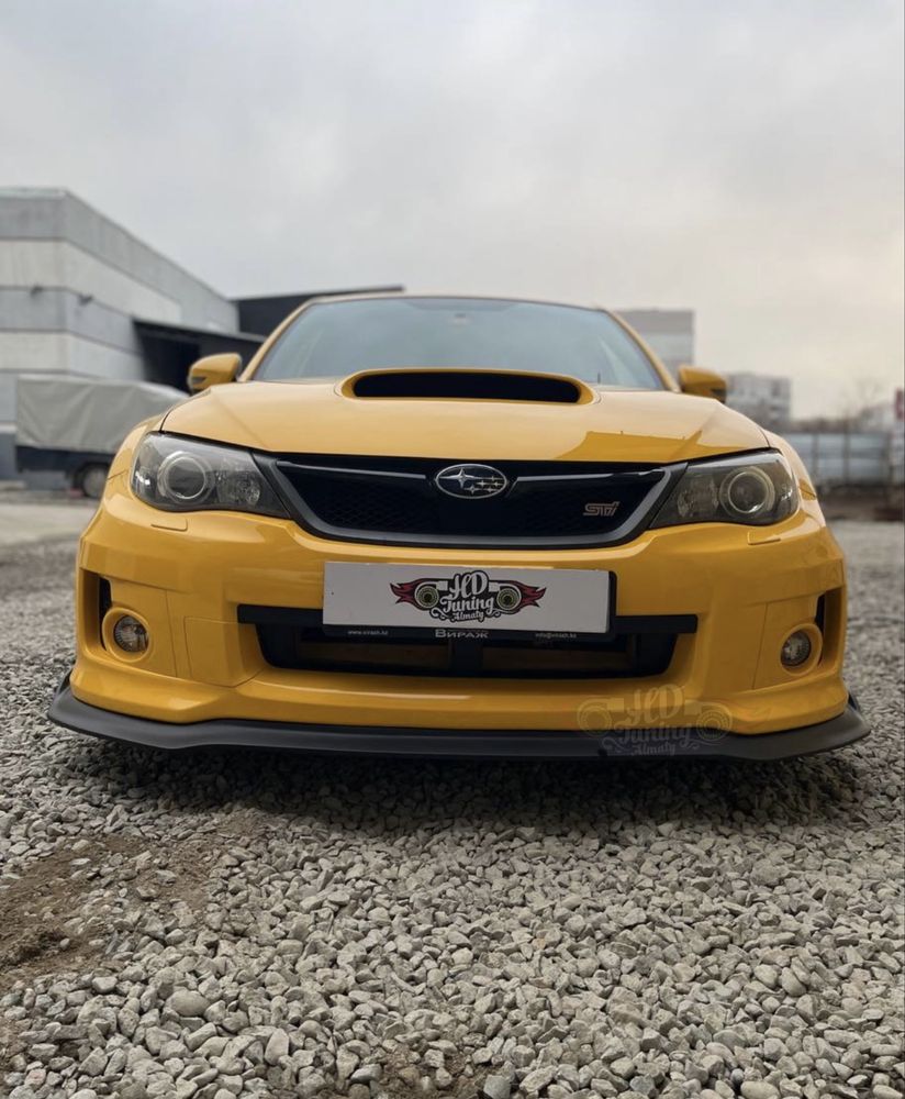 Губа Lip на передний бампер Subaru Impreza GRB