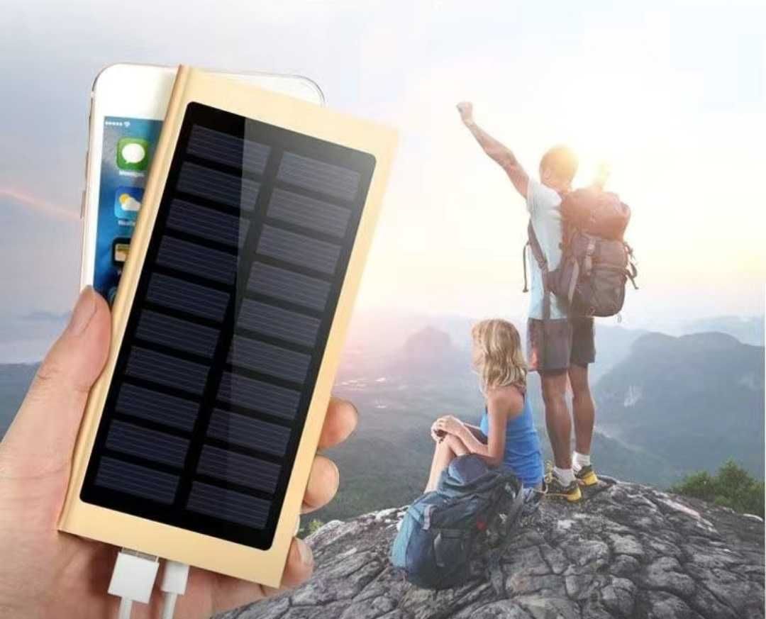Power BANK с Солнечной Батареей на 10000 мАч.
