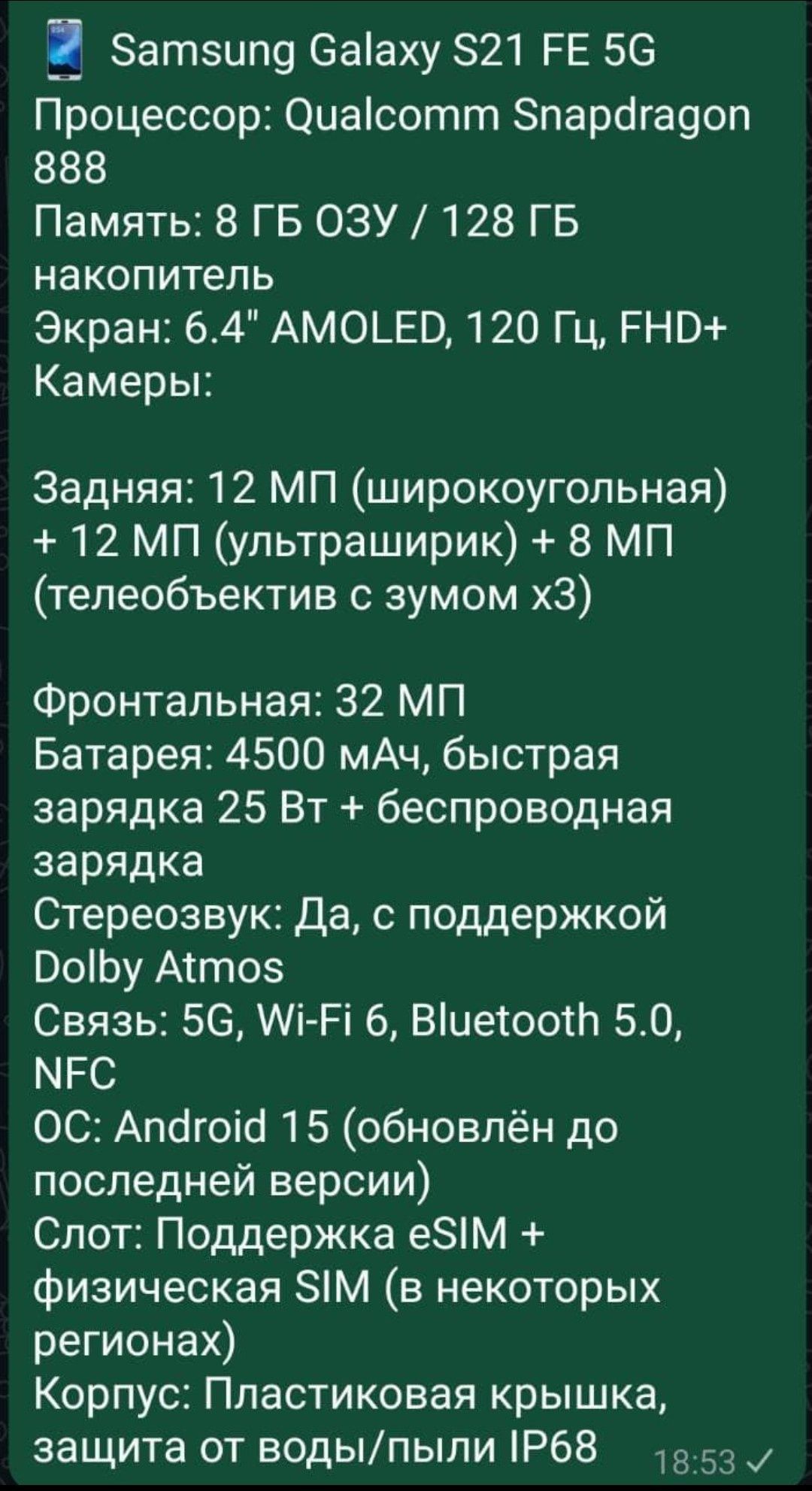 Samsung Galaxy S21 FE