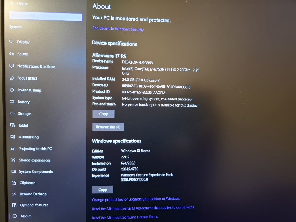 Продам игровой ноутбук Alienware 17 R5 (Американская версия)