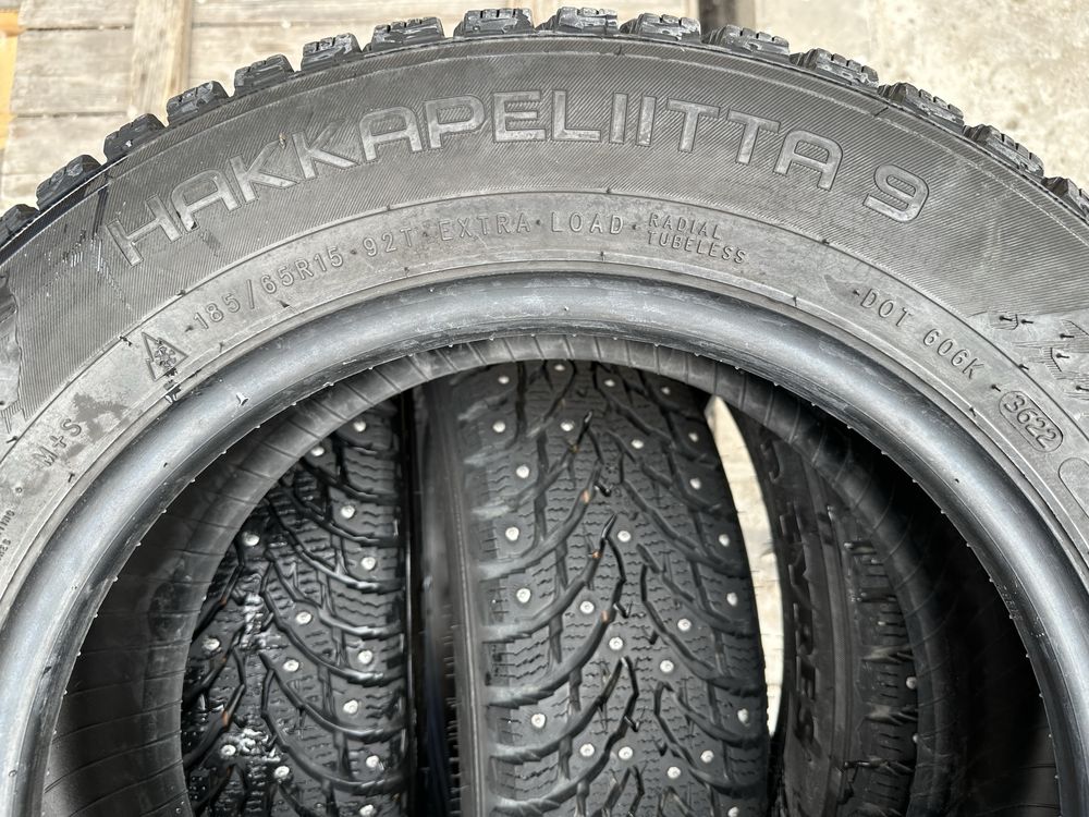 Продам зимние шины 185/65 15 от фирмы Nokian Hakkapeliitta 9.