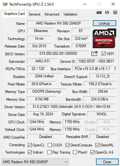 Сисиемный блок i5 6500/RX 580