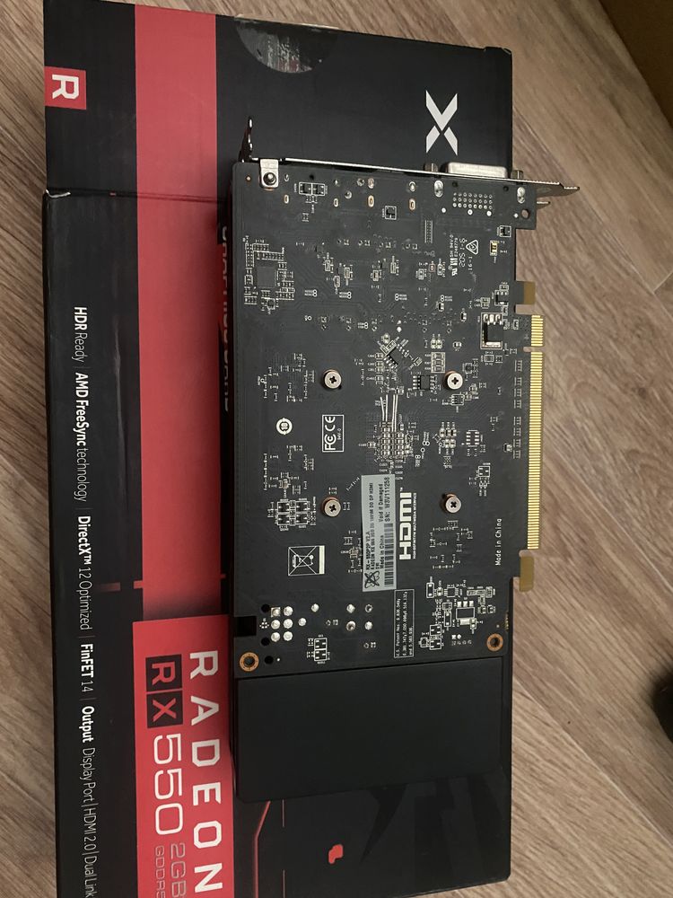 Продам видеокарту RX 550 2 gb