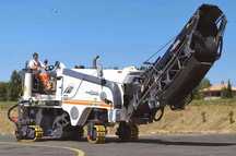 Дорожная фреза wirtgen, услуги фрезы дорожной