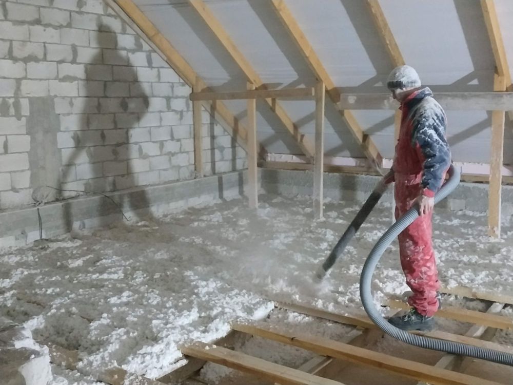 Утепления крыши эковата и натяжные потолки акция