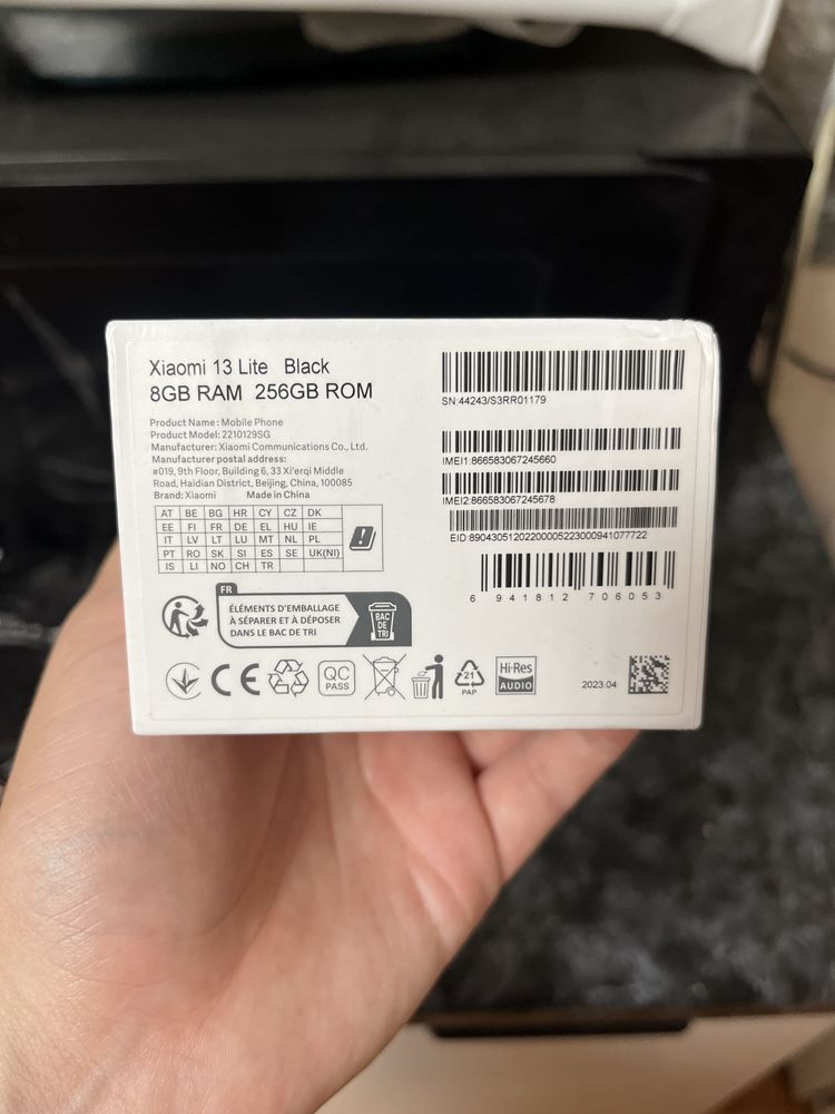 Xiaomi 13 lite 5G 256/8 gb. Полный комплект