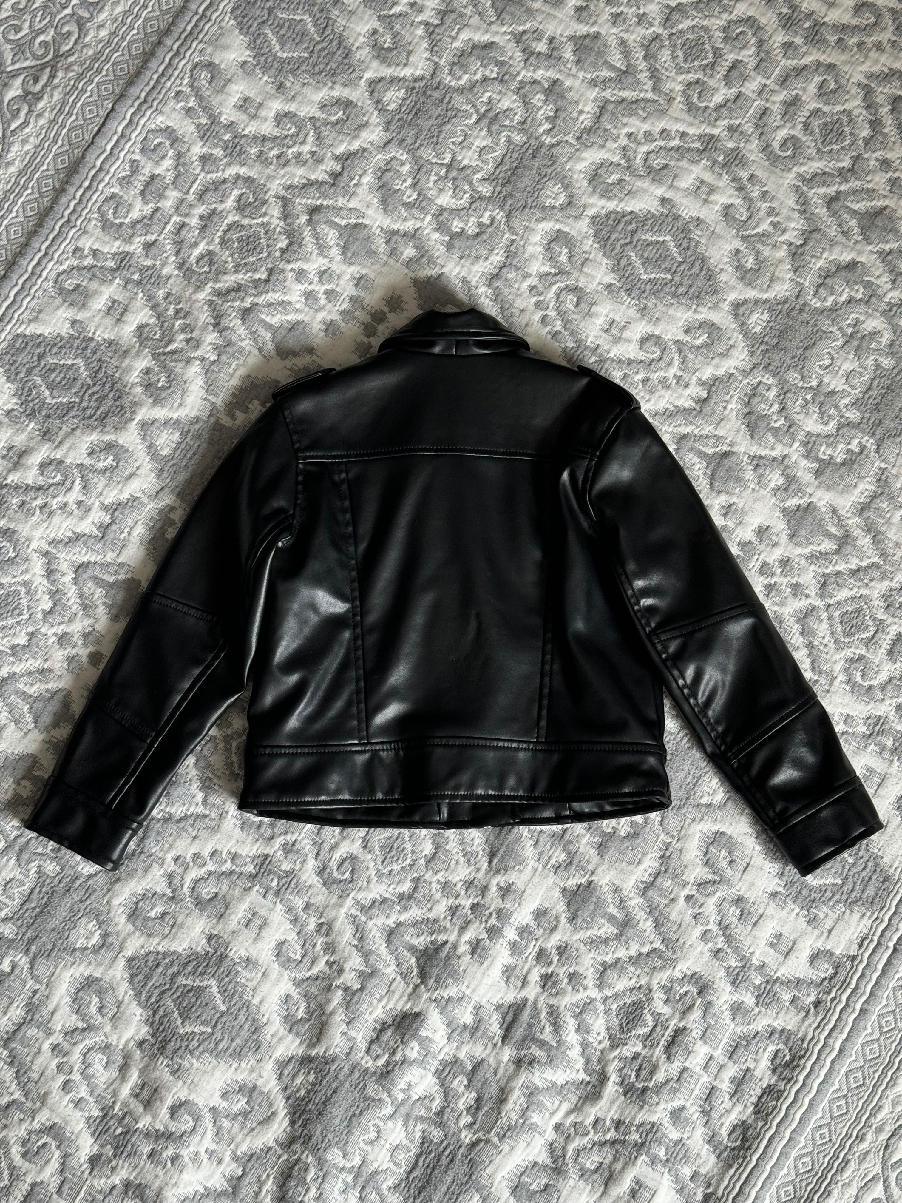 Куртка H&M кожаная для девочки 5-6 лет,косуха ,можно как ветровку