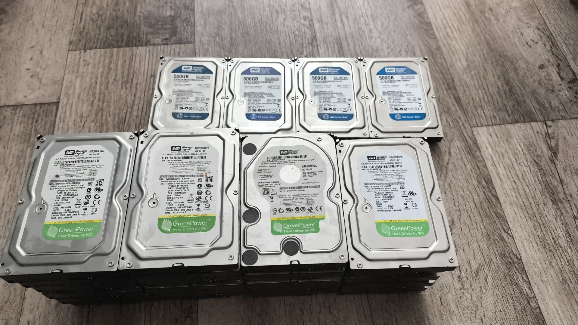 Жесткие диски 3.5" 500 Гб, есть опт