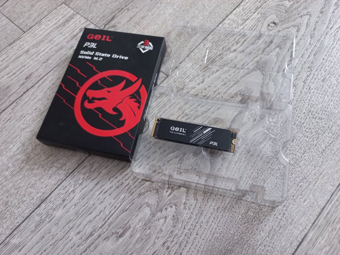 M.2 SSD диск GEIL P3L 512GB, NVMe! Состояние идеальное!!!