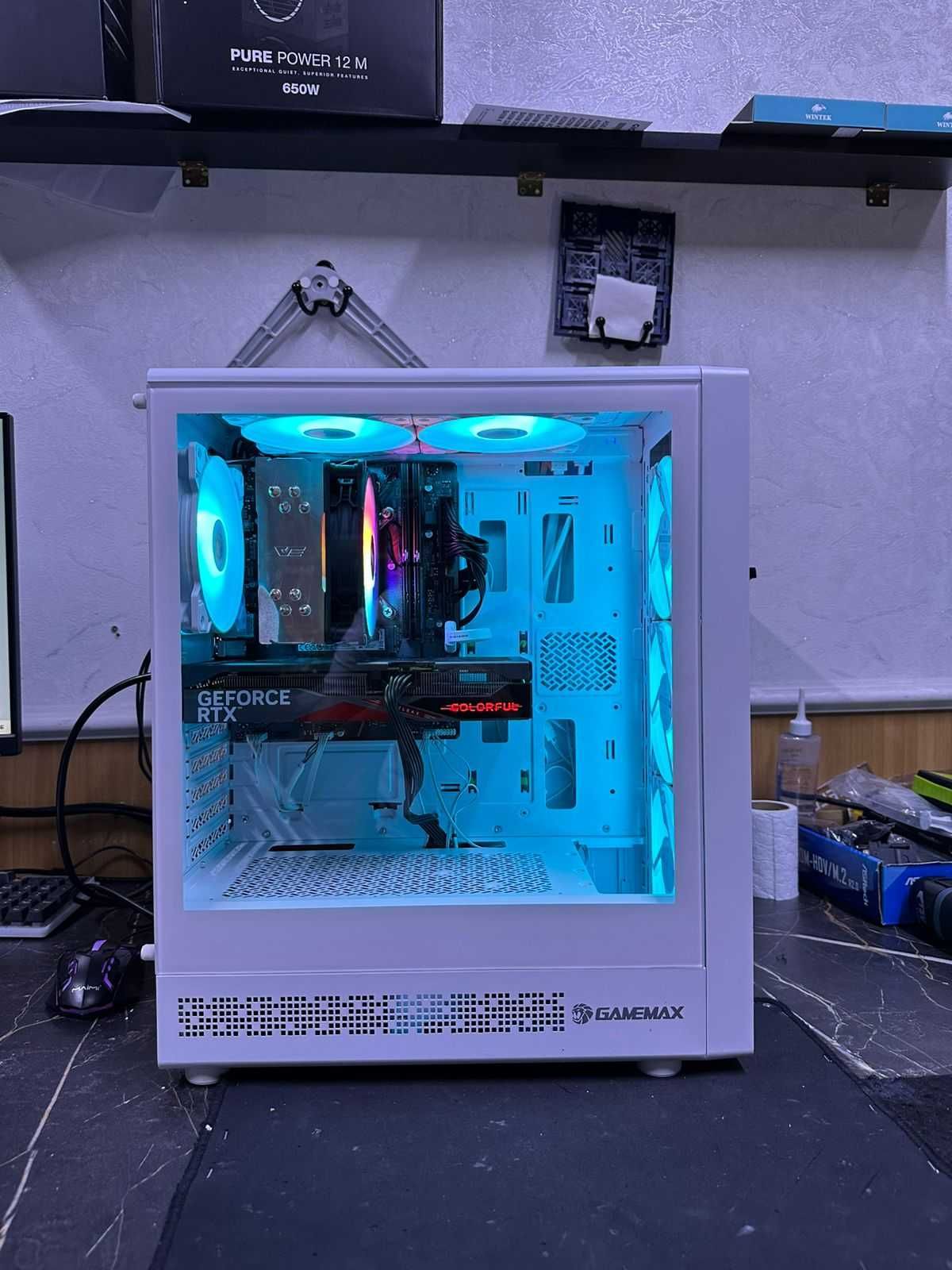 Системный блок белый  игровой пк Core i5 13400f RTX 4060 ddr5