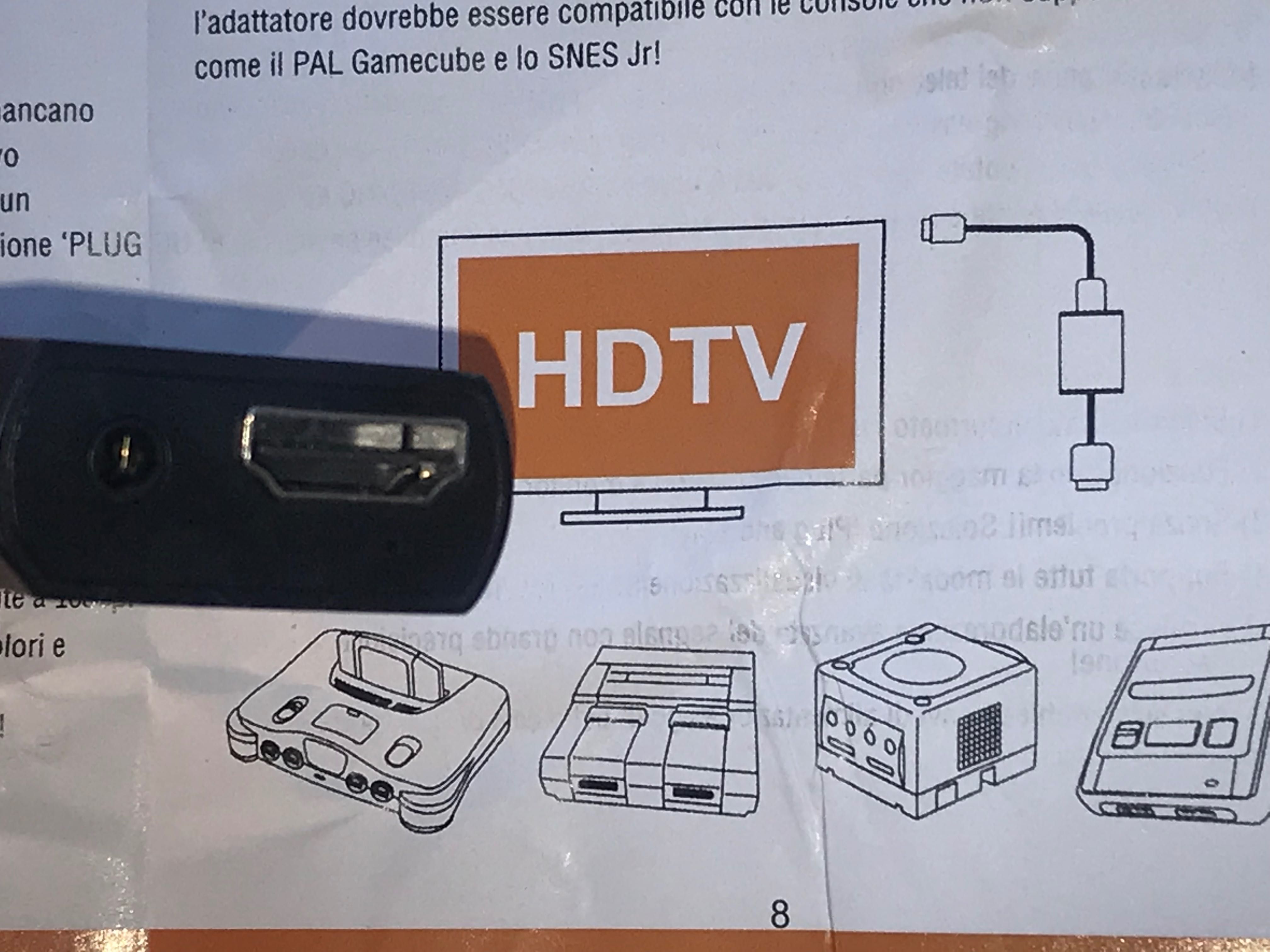 Hdmi adapter Nintendo 64, Snes,GameCube