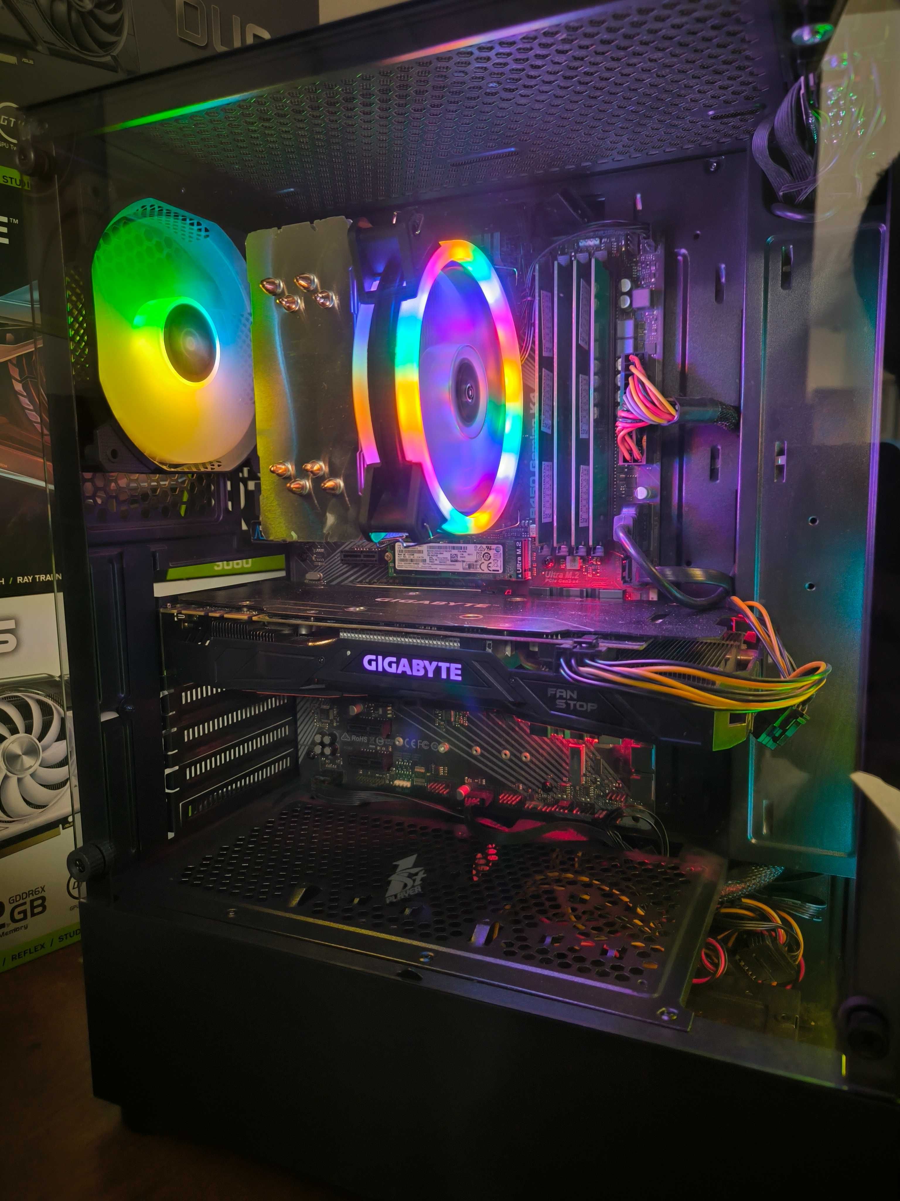 Игровой ПК Ryzen 5 2600 до 3.90МГц/  DDR4 16Гб/ M.2  256Гб GTX1060 6gb