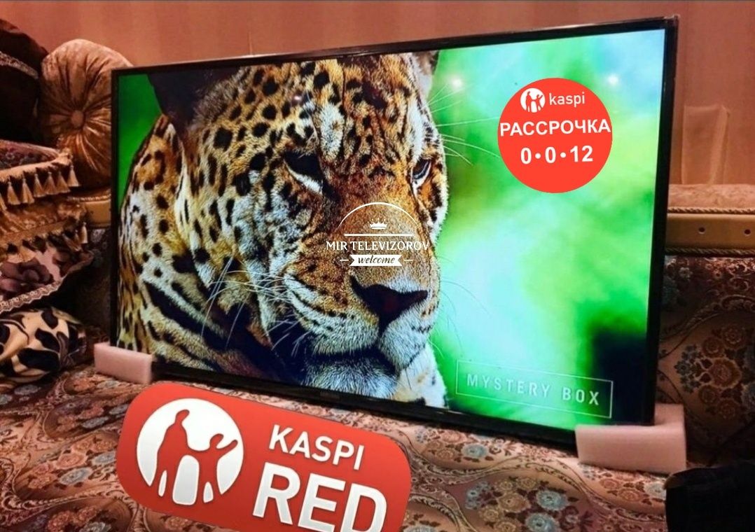 Новый Огромный телевизор 127см смарт wifi YouTube