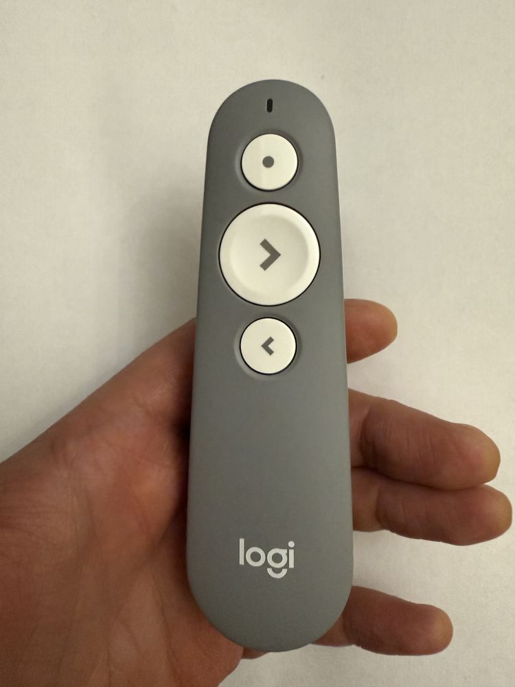 Презентер Logitech Professional R500s, Mid Grey