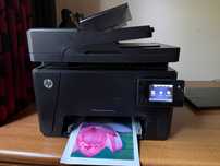 Цветной МФУ принтер HP LaserJet Pro M177fw: Wi-Fi, сканер, копир, факс
