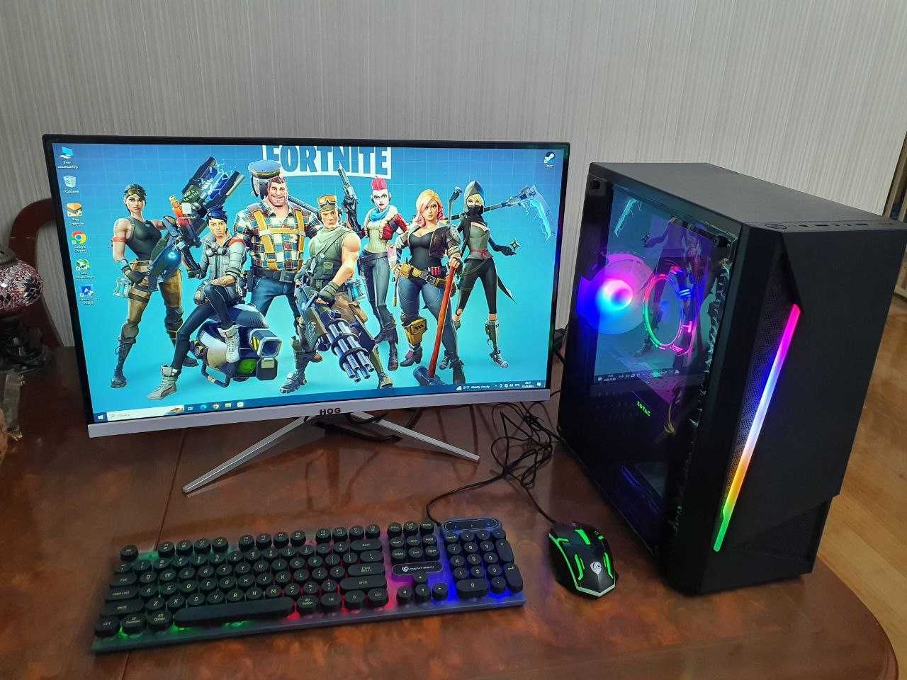 Игровой мощныйКомп-р. Все новое в упаковке. i7/570/8gb/27"мон-р 165Hz