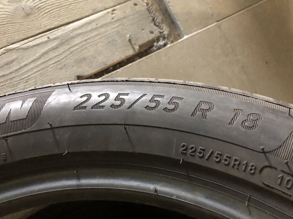 225/55/18 пара шин б/у из Германии