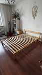 Кровать ikea, 140 на 200. С новым матрасом