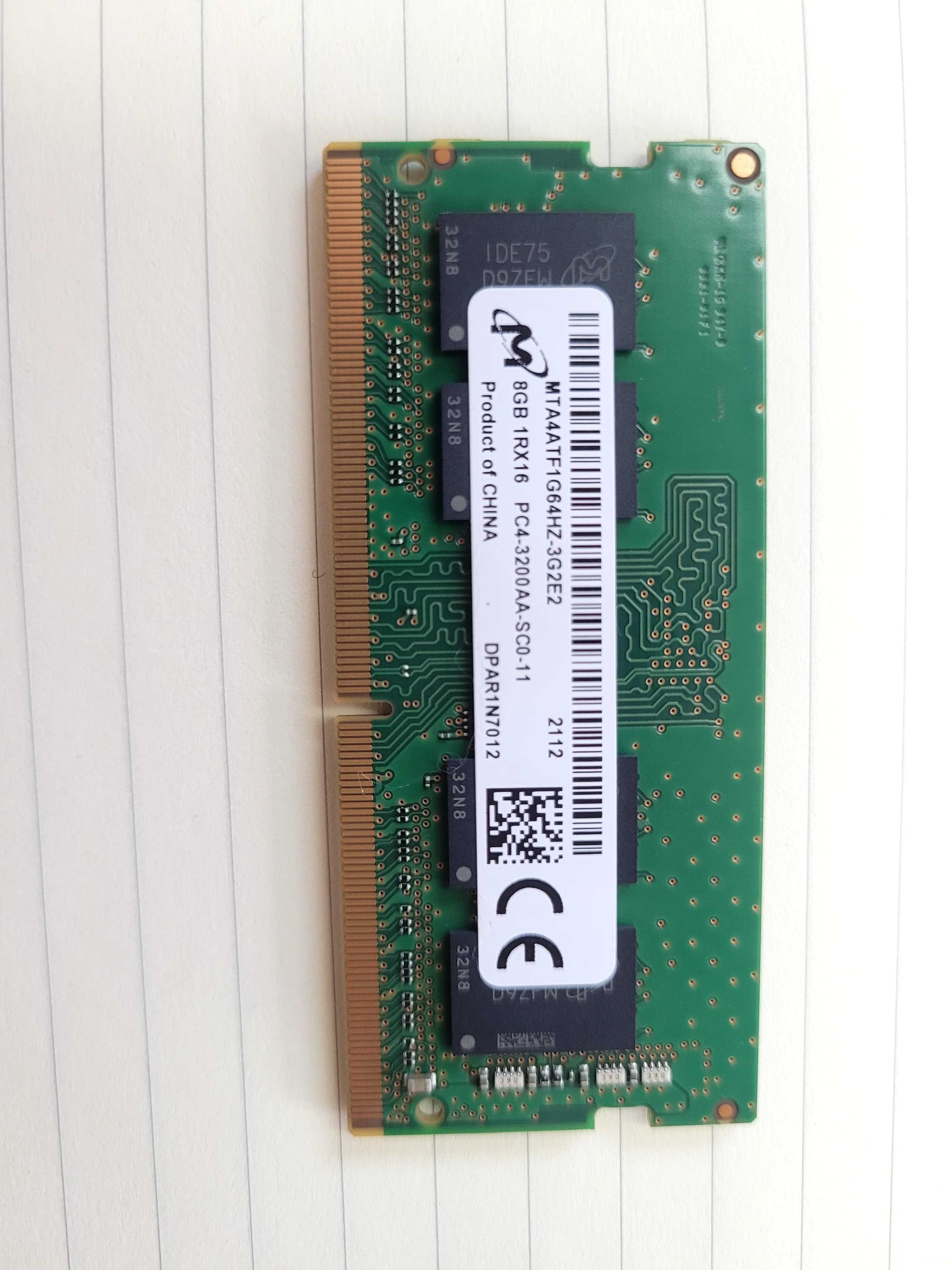 ОЗУ для ноутбука DDR4 3200MHz SO-Dimm Micron