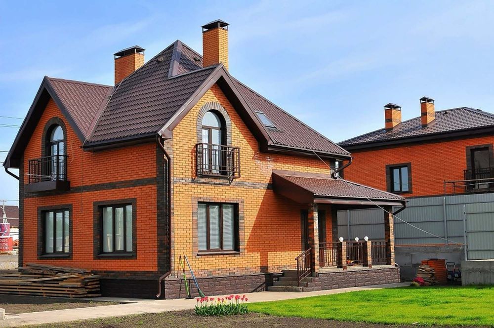 Кирпич красный облицовочный, цокольный, рядовой Самарский.