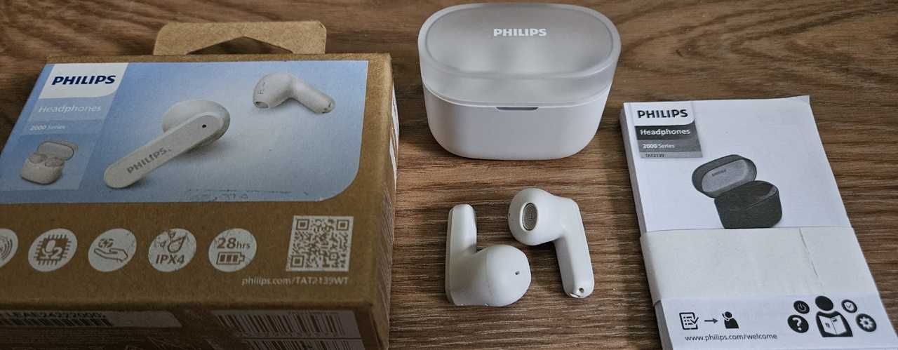 Наушники TWS Philips TAT2139 белый