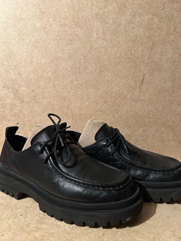 Подростковые туфли из натуральной кожи, ZARA