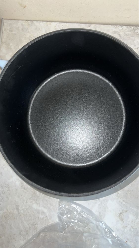 SMEG кастрюля, новая 24 см 4.2л объем, голубой цвет