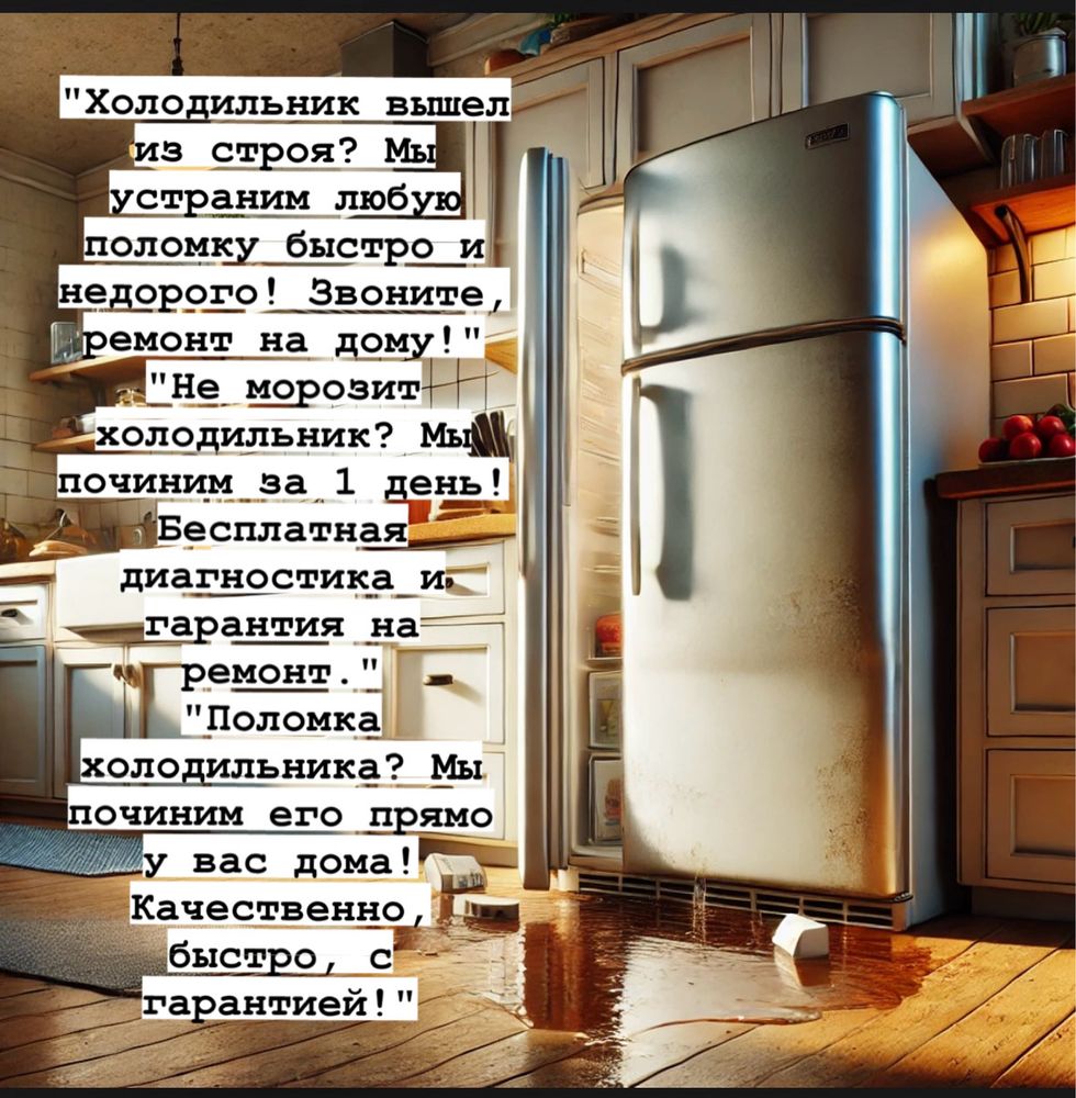 Ремонт холодильников и морозильников