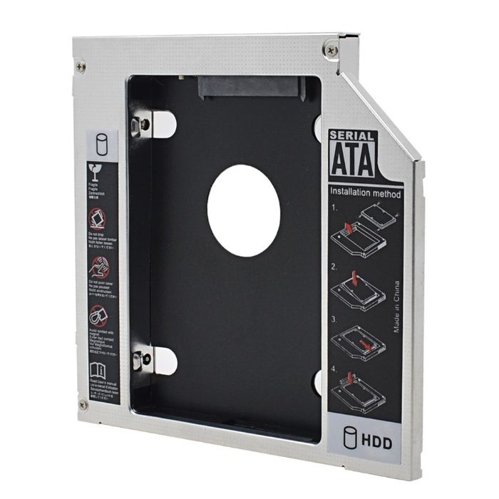 Optibay Caddy SSD/HDD. Адаптер для жесткого диска вместо DVD привода