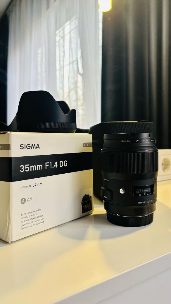 Объектив Sigma AF 35mm f/1.4 DG HSM Art Canon EF