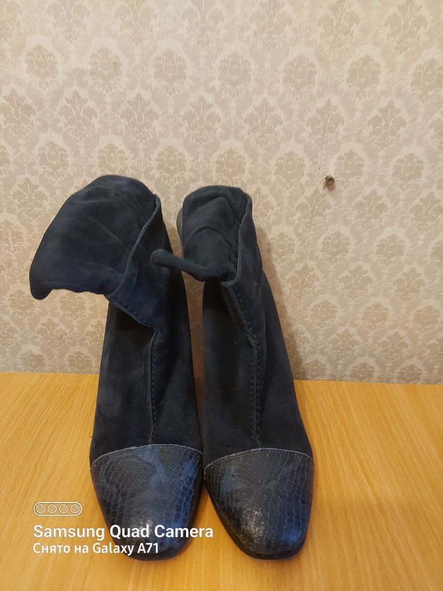 Продам ботильоны из натуральной замши