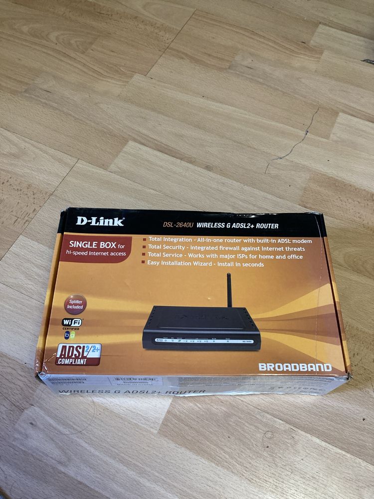 Продам Маршрутизатор D-Link DSL2640U с коробкой