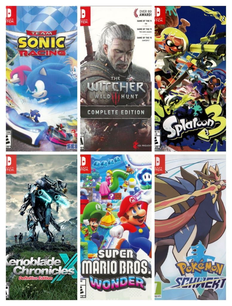 15 игр для nintendo switch + флешка + чиповка